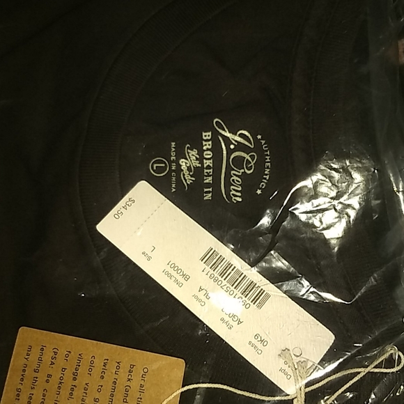Brand new J.Crew mens tee - Picture 3 of 3